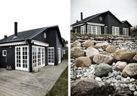 duński design, skandynawski styl, dom nad morzem