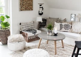 Duński dom w stylu boho