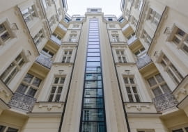 Winda Wedla w oficynie Foksal 13.