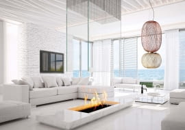 Lampa Ireland składa się z trzech ceramicznych elementów, proj. Stone Design, B.lux.