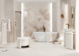 Biel w roli głównej: kolekcja płytek Tubądzin Albiano