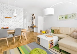 salon z jadalnią, pokój dzienny