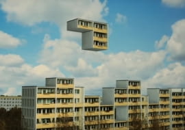 Kadr z animacji Siergieja Heina "Berlin Block Tetris"