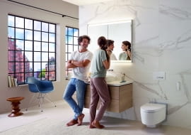 Stelaże i przyciski  spłukujące