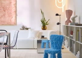 Może nowy pokrowiec na krzesełko MAMMUT? Jest tak cudownie kosmaty, że wzbudzi sensację nie tylko w pokoju dziecięcym.