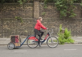 Miejska przyczepka rowerowa. Projekt: Jan Libera