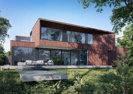 Rubra- osiedle domów z klinkieru w Straszynie obok Gdańska