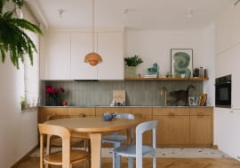 66-metrowe mieszkanie w Krakowie projektu pracowni Fuga Architektura Wnętrz