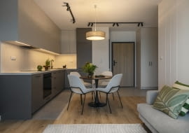 Mieszkanie pokazowe na warszawskiej Białołęce - projekt Decoroom