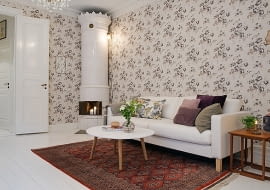 mieszkanie w kamienicy, mieszkanie z piecem kaflowym, mieszkanie w starej kamienicy, nowoczesne mieszkanie, mieszkanie w skandynawskim stylu