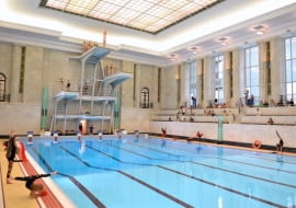 Otwarcie wyremontowanego basenu w Pałacu Kultury i Nauki