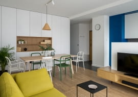 Mieszkanie pełne kolorowych akcentów