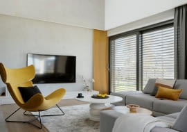 Szary salon: jakie dodatki dobrać do takiego wnętrza?