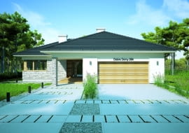 Oto kolejny przykład na to, że mniej znaczy więcej. Innymi słowy: kiedy się patrzy na ten dom, widać doskonale, że proste rozwiązania dotyczące zarówno wyglądu, jak i rozplanowania wnętrza prowadzą do bardzo dobrych efektów.