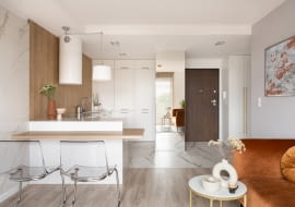 Jasne i eleganckie małe mieszkanie