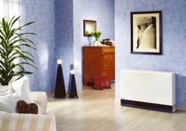 Ogrzewacze z rozładowaniem dynamicznym - jak ten na zdjęciu - najlepiej wstawiać do pomieszczeń o dużej kubaturze; i to takich, w których domownicy spędzają sporo czasu w ciągu dnia.