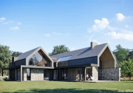 Dom w Ustroniu - projekt pracowni Z3Z ARCHITEKCI