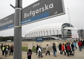 20.09.2010 POZNAN , STADION MIEJSKI PRZY ULICY BULGARSKIEJ , CEREMONIA OTWARCIA STADIONU . FOT. TOMASZ KAMINSKI / AGENCJA GAZETA