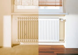 POROWNANIE GRZEJNIK ZELIWNY I GRZEJNIK PLYTOWY