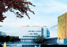 Projekt urbanistyczny wokół Wojewódzkiej Biblioteki Publicznej w Krakowie.