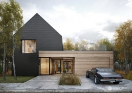 Dark Plate House w Poznaniu. Proj. Spacelab