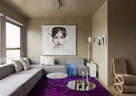 Nowoczesne mieszkanie w Salo Paulo - 70 m kw.; proj. Diego Revoloo