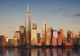 world trade center, nowy jork, wieżowiec, Santiago Calatrava, David Childs, Norman Foster, Frank Gehry, Fumihiko Maki, Richard Rogers, Daniel Libeskind