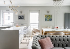 Glamour i złoto - eleganckie mieszkanie we Wrocławiu