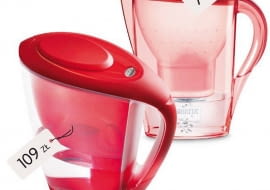 Jeśli wypatrzysz rzecz, która idealnie odpowiada twoim oczekiwaniom i gustowi, odwiedź jeszcze inne sklepy. Często bywa, że zakupy można zrobić znacznie taniej. <BR /><b>Dzbanki filtrujące</b> <BR />Z lewej: Baltic, tworzywo sztuczne, poj. 2,5 l Terraillon <BR />Z prawej: Marella, tworzywo sztuczne, poj. 2,4 l Brita