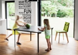 VANK_four stół z aluminiową podstawą