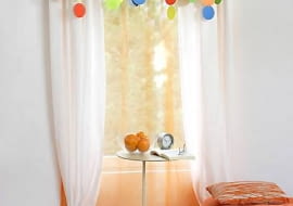 WNETRZA DEKORACJE OKNO ZASLONA