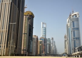Dubaj, największe na Świecie, burj dubai, wieżowce, emiraty arabskie, architektura, Sheikh Zayed Road