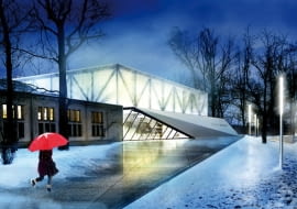 14.01.2011 KRAKOW , WIZUALIZACJA HALI TS WISLA . FOT. MICHAL LEPECKI / AGENCJA GAZETA