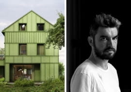 Z lewej: IZZAK - projekt hrubieszowskiego domu z klimatem; Z prawej: Macin Gierbienis