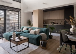 Aranżacja otwartej przestrzeni dziennej