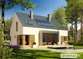 gotowy projekt domu jednorodzinnego, dom jednorodzinny