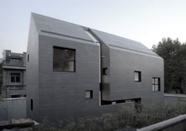 AZL architects, Zhang Lei, dom jednorodzinny, beton, chiny, architektura