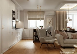 Projekt aranżacji mieszkania dla młodej kobiety