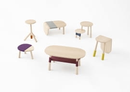 stolik, kubuś puchatek, Nendo