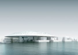jean nouvel, zjednoczone emiraty arabskie, muzeum, abu dhabi, louvre, louvre abu dhabi