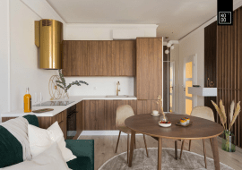 Mieszkanie z sypialnią w salonie - projekt pracowni KODO