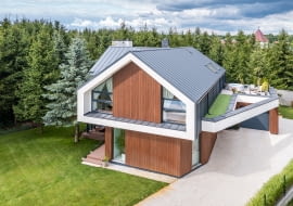 Dom pod Warszawą projektu INTER-ARCH Architekci