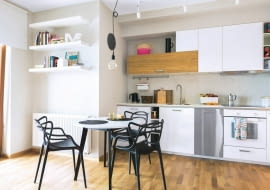 kuchnia, aranżacja wnętrz, małe wnętrza