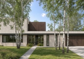 Dom w Lesznie. Proj. SAAN Architects