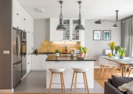 Widok na aneks kuchenny