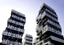 Chiny, Pekin, Sako, wieżowce