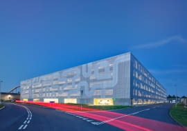 Parking w Billund. Proj. fasady - CEBRA