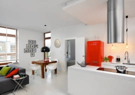 Wystrój wnętrz, prezentacje mieszkań, białe wnętrza