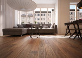 podłoga, salon, lakierowa podłoga