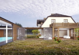 Projekt rozbudowy starego domu